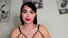 Perfect Hot Latina Ts Angelica On Webcam 1