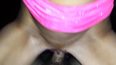 Thrashy Blonde Milf rides cock