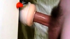 Fleshlight Fuck With Twitching Orgasm