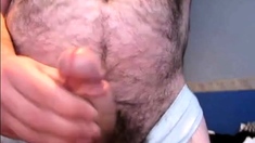 hairy big dick bear cumming