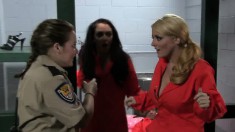 Reno 911 Parody With Cellmates Getting Busy In A Wild Threesome