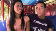 Stunning Young Latina Displays Her Sublime Booty And Rides A Big Dick