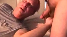 Deepthroat and cumming on face and fronse