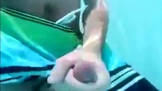 Jerk off under water