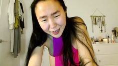 New Zealand Asian teen masturbation webcam