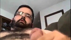 Fat Bear Gets a Handjob from a Big-Cocked Amateur