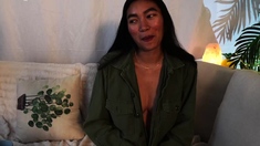 Asian Cocksucker Licks Ass And Jerks Out Cum