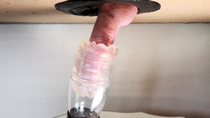 Amateur glory hole bj skank loves cum