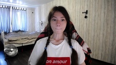 Brunette Solo Webcam Masturbation