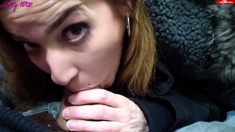 Homemade amateur blonde blowjob