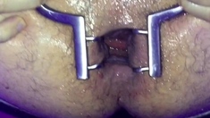 Close up amateur beauty uses her toy to masturbates