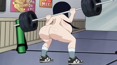 Workout Creampie Cartoon - Big cocks in stretching session