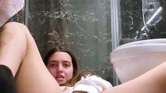 Hot amateur naked teen toys her pussy