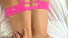 Big Ass Brunette Chick Blowjobs POV