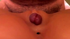 Sextoy Fun: Cumming With My Fake Pussy From Behind