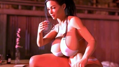 MILF With Big Tits Gets Creamed by Her Stepson