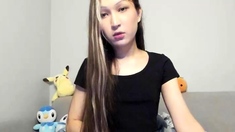 Curly Blonde Teen Records Solo Dildo Masturbation More at