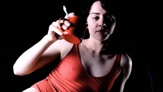 Shy brunette homemade amateur webcam teen