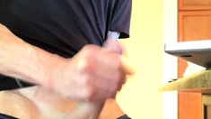 Cory Folsom gay solo masturbation