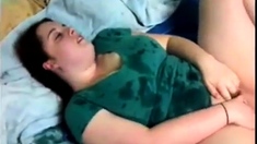 Curvy Girl Squirts With Her Dildo On Webcam