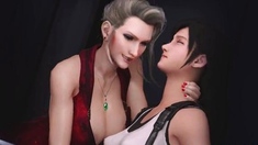 Scarlet x Tifa - Kissing loop