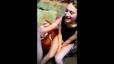 Deep Throat: Russian Amateur Blowjob