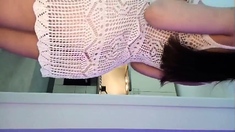Amateur Mature Brunette Sexy Lingerie Masturbation