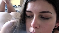 Intimate POV Experience with a Stunning Brunette