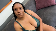 Massive Tits BBW Ebony Banged Rough By Big White Cock Americ