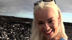 Petite blonde teen knows how to jerk to pleasure a dude