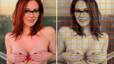 Beautiful Ass Tattooed Redhead Shows Ass