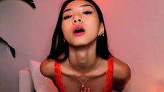 Japanese teen ai aito jerks off a cock