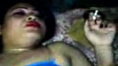 BBW Asian Amateur with Big Tits Smokes and Gets Fucked