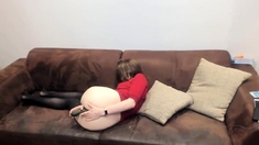 Massive Cucumber Fills My Slutty Holes