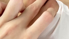 Cummy amateur pussy close up