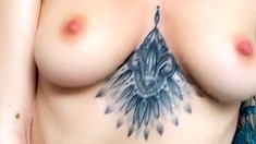Hottest brunette solo webcam masturbation 2