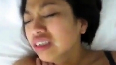 Big boobs asian teen moaning missionary fuck