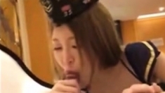 Japanese cum slut