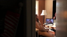 Str8 Spy Daddy Watching Porn - Hidden Cam