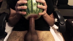 Fucking a Watermelon