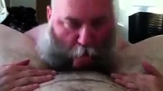 Bearded Dad Sucking Really Good