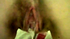 Creampie og fisse farting